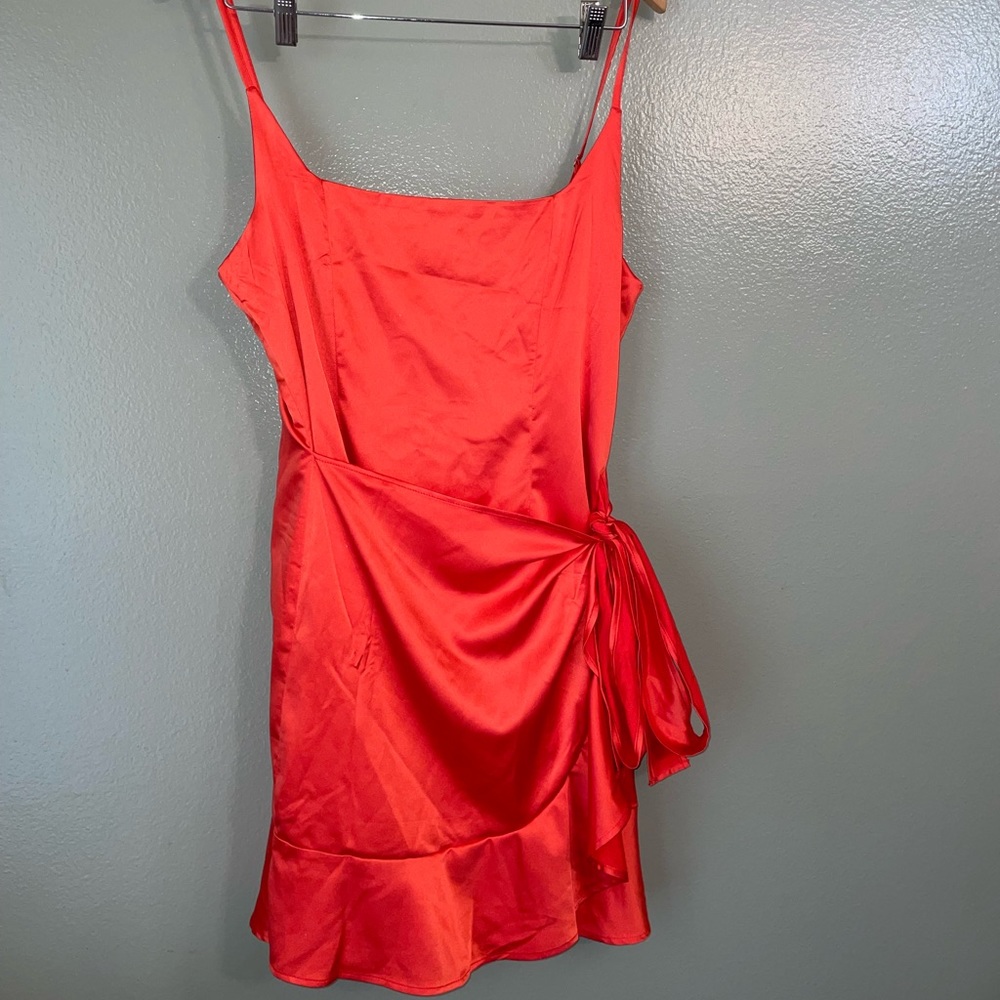 Princess Polly Love Lane Coral Dress Mini - Picture 2 of 13